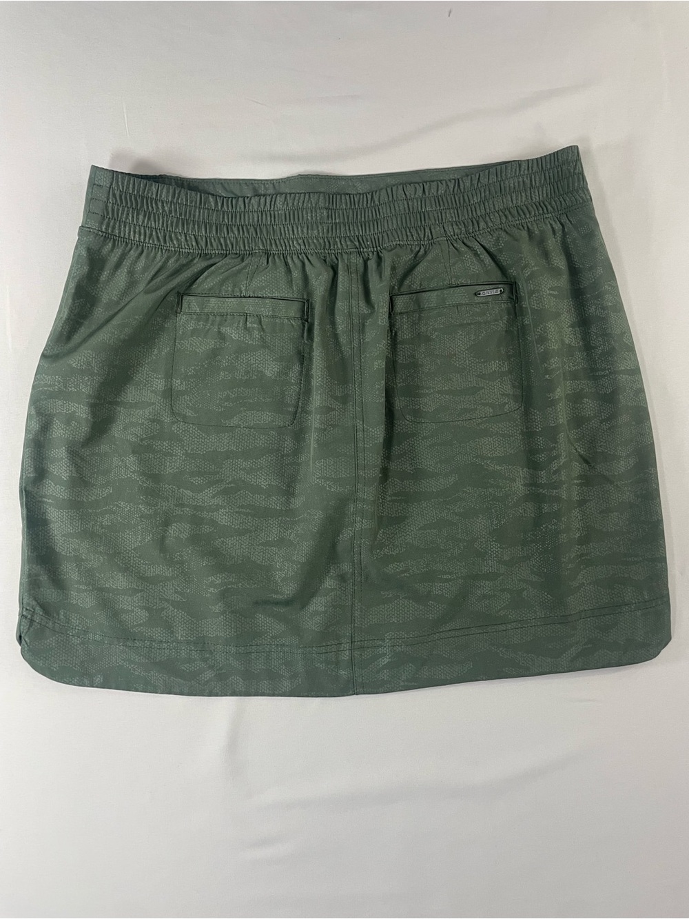 Orvis Olive Green Camouflage Mini Skirt - Picture 6 of 9